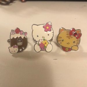 (3) official Sanrio Hello kitty rings